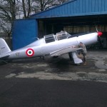 I-AEKT in front of the hangar