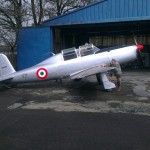 I-AEKT in front of the hangar